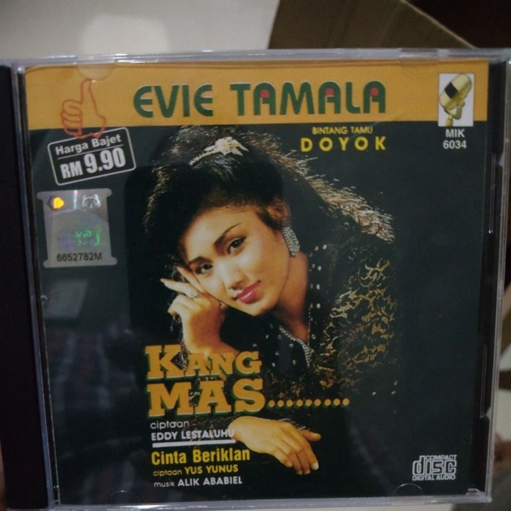 cd import evie tamala kang mas label BMG
