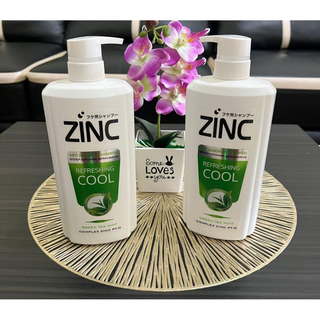 Shampoo ZINC Jumbo 680ML - Shampoo Zinc Pump 680ml - Sampo Zinc Botol Pump - Sampo Zinc Refeshing Co