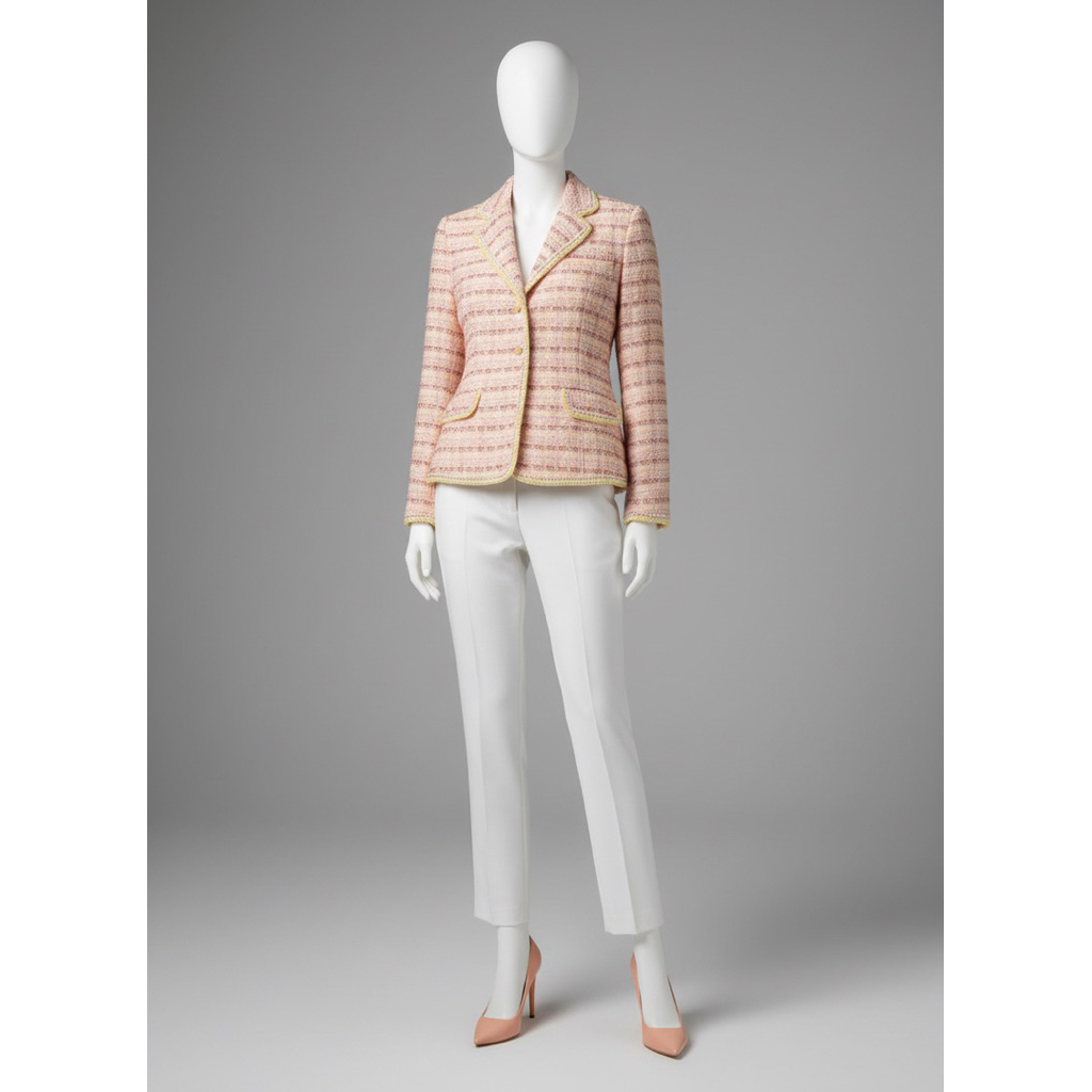 Blazer Tweed Soft Pink
