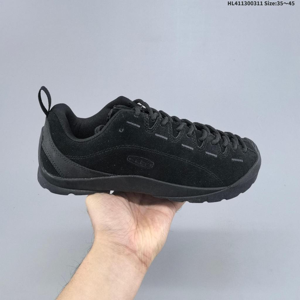 Sepatu Kets Suede Keen Jasper Seri Jasper, Sepatu Kets Rendah untuk Aktivitas Luar Ruangan, Berkemah
