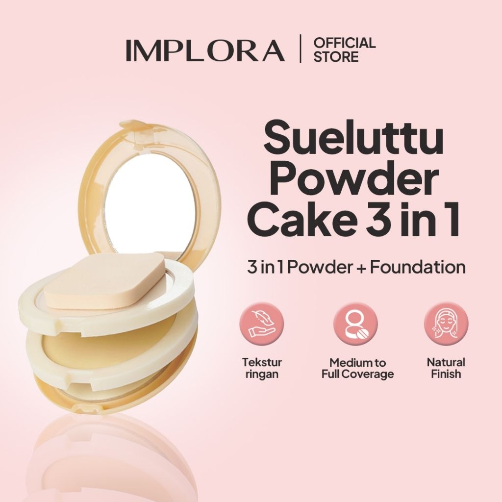 RY - IMPLORA Sueluttu Powder Cake 3in1 Fondation