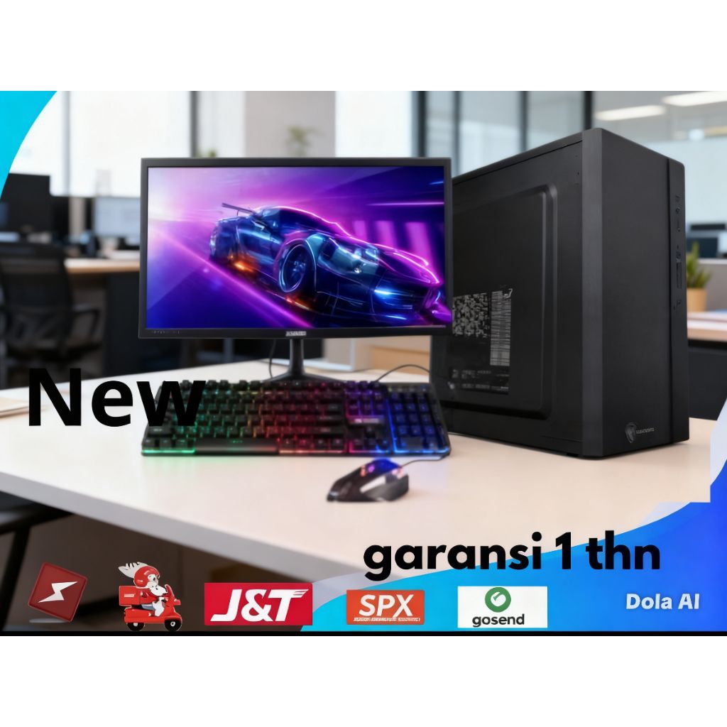 PC Gaming Editing// Core i5 3470// Ram 16gb // Ssd // Vga // Led 22 LENOVO // KEYMOUSE LOGITECH