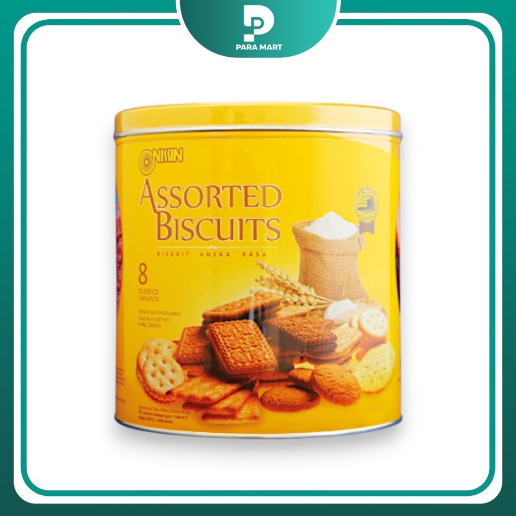 Paramart - Nissin Assorted Biskuit Yellow Kaleng 650gr
