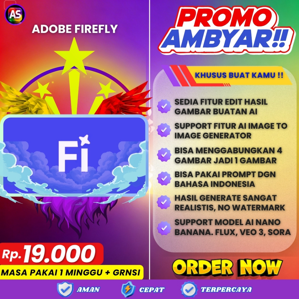 4000 Credit Adobe Firefly Generative Fill - RESMI