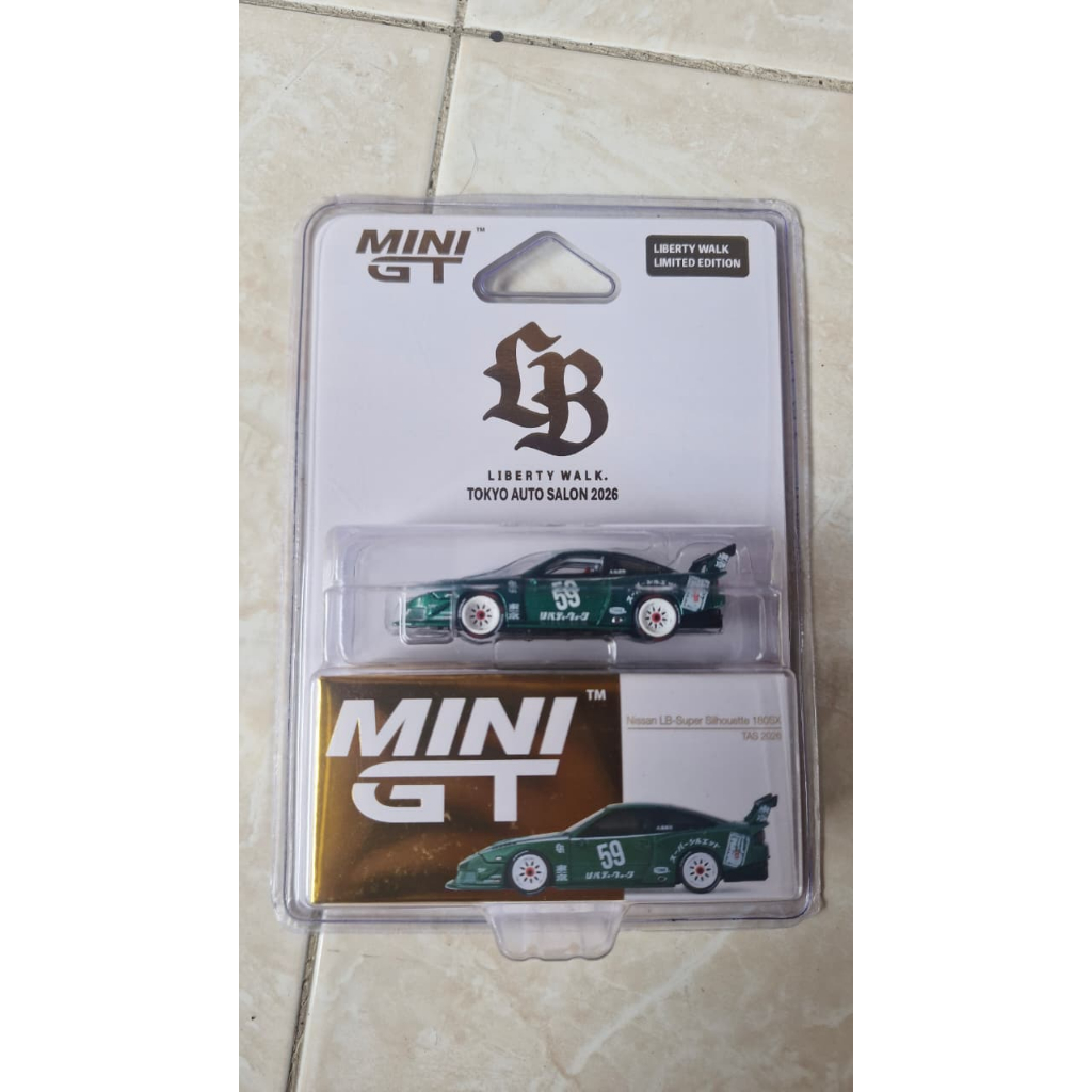 MINI GT 1163 Nissan LB-Super Silhouette 180SX 2026 TAS Blister Limited Edition