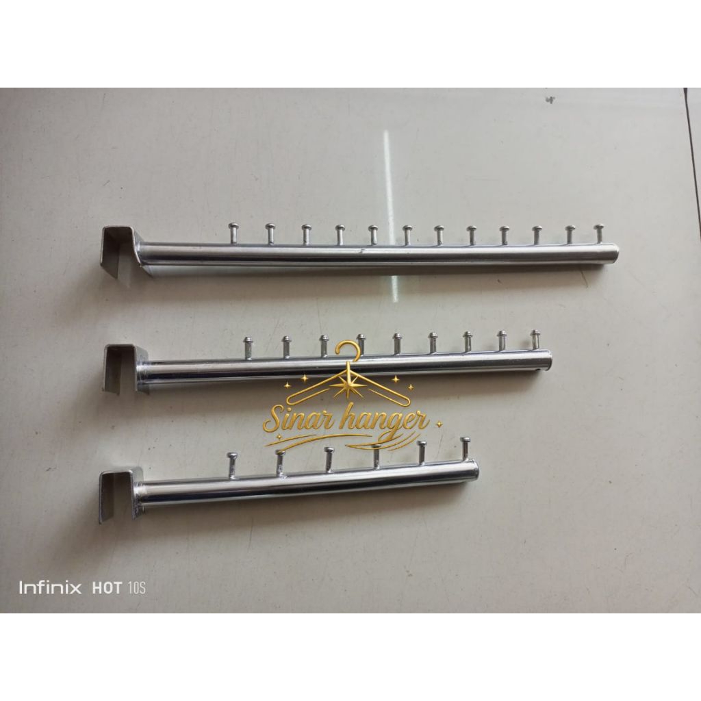 gantungan hanger / besi waterfal / suling hanger / belalai hanger