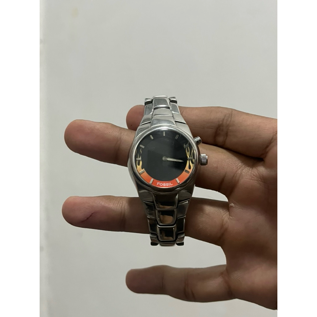 Jam Tangan Original F0SS1L BIG TIC FLAME Y2K JR8215