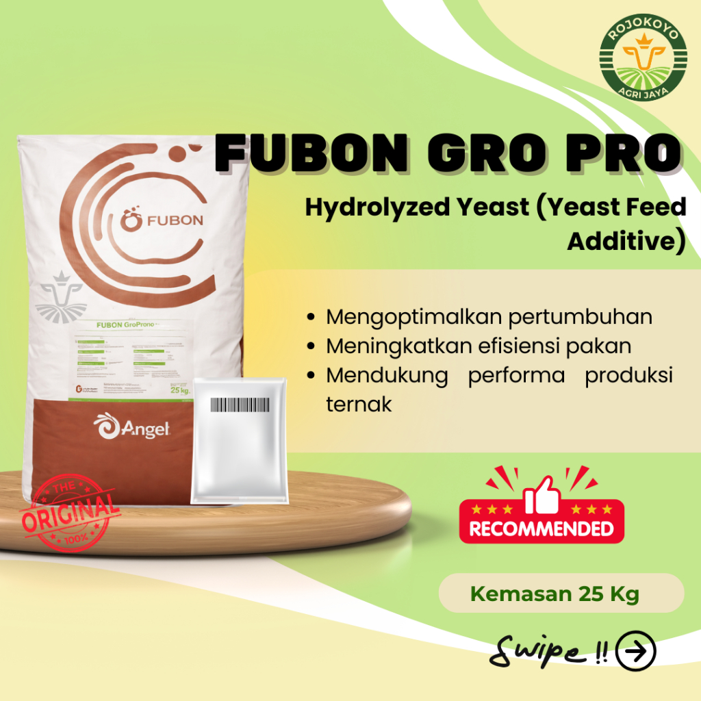 Hydrolyzed Yeast Feed Additive 1kg | Pakan Tambahan Ternak Unggas Babi Ikan | Sumber Protein Meningk