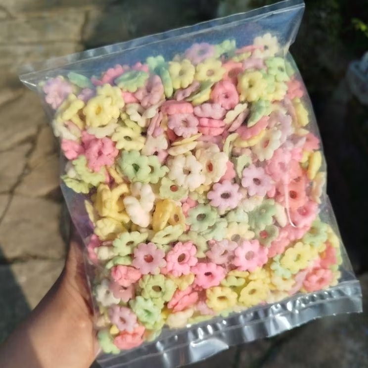 [125 GR] RIRI SNACK JADUL KILOAN SAKURA WARNA WARNI GURIH