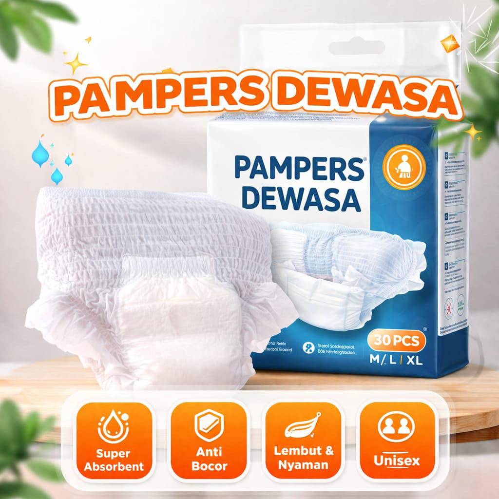 Popok Dewasa Murah Isi 20 Type Celana  Pampers Dewasa atau Lansia