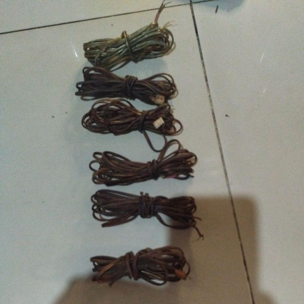 satu set kabel tembaga asli bekas home theater lg dan sharp