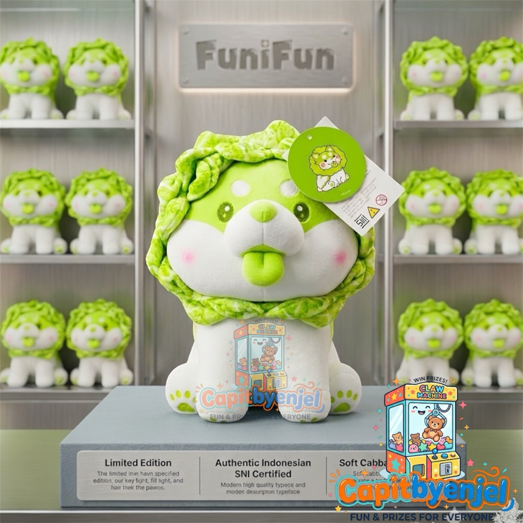 BONEKA CABBAGE DOG (ANJING KUBIS) BONEKA ORIGINAL OH SOME /KKV BONEKA CAPIT FUNIFUNI  @capitbyenjel