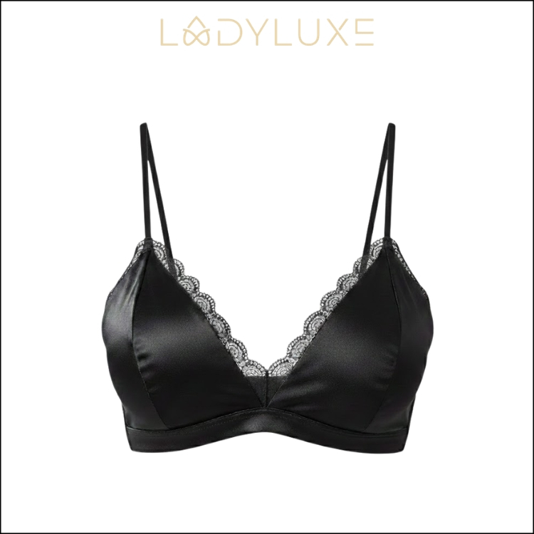 Ladyluxe - Br119 Bra | BH Bra V Push Up Seksi Bikini Wanita Bralette Sexy Bahan Satin Licin Yoga Gym