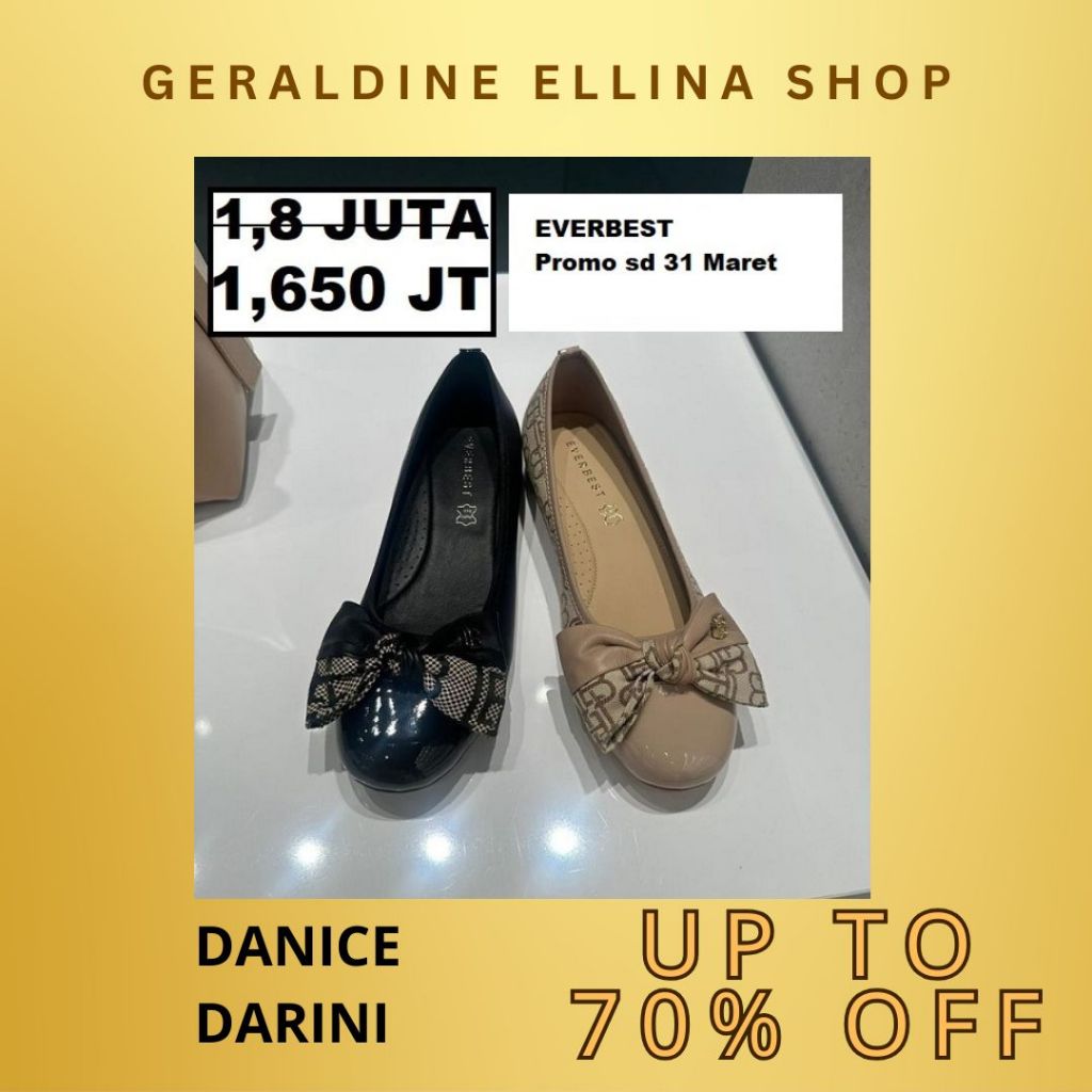 Sepatu everbest Wanita perempuan cewe cewek EVERBEST ORIGINAL 100% SERI DANICE