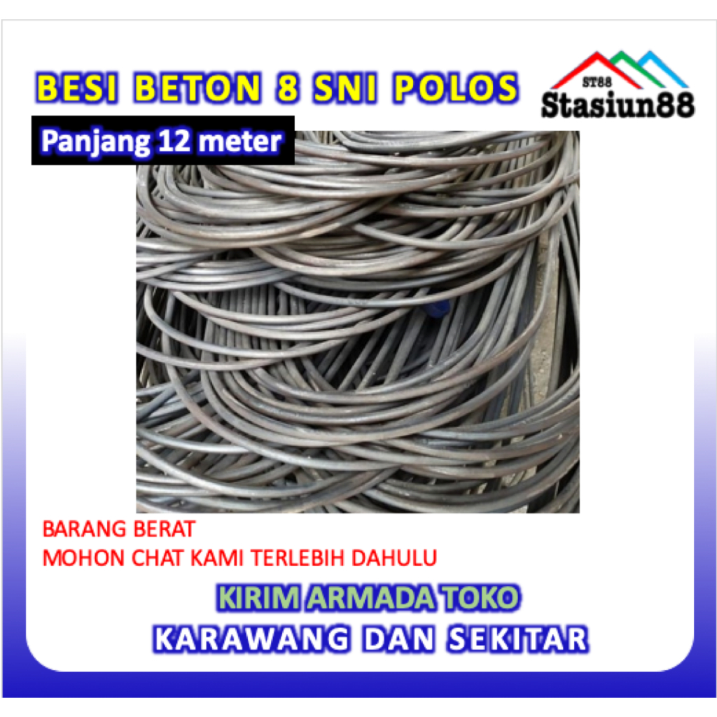 BESI BETON 8MM SNI