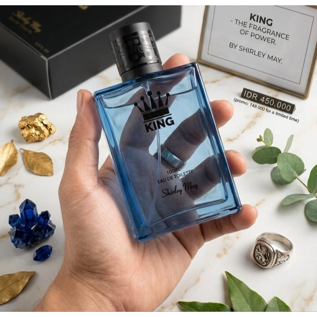 parfum pria shirley may king edt 100ml