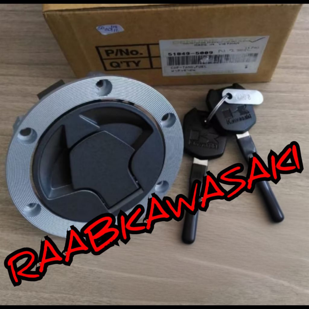 tutup tangki assy ninja 250 fi old/z250fi original kawasaki