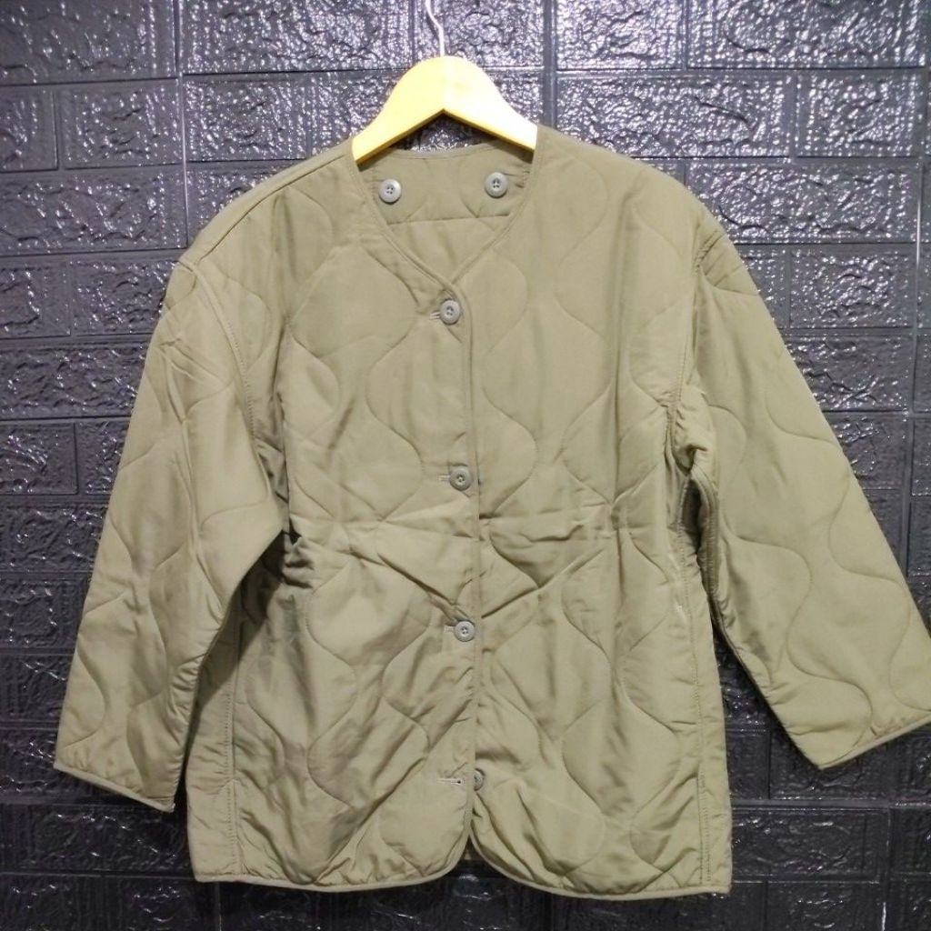 outer puffer quilted GU Uniqlo