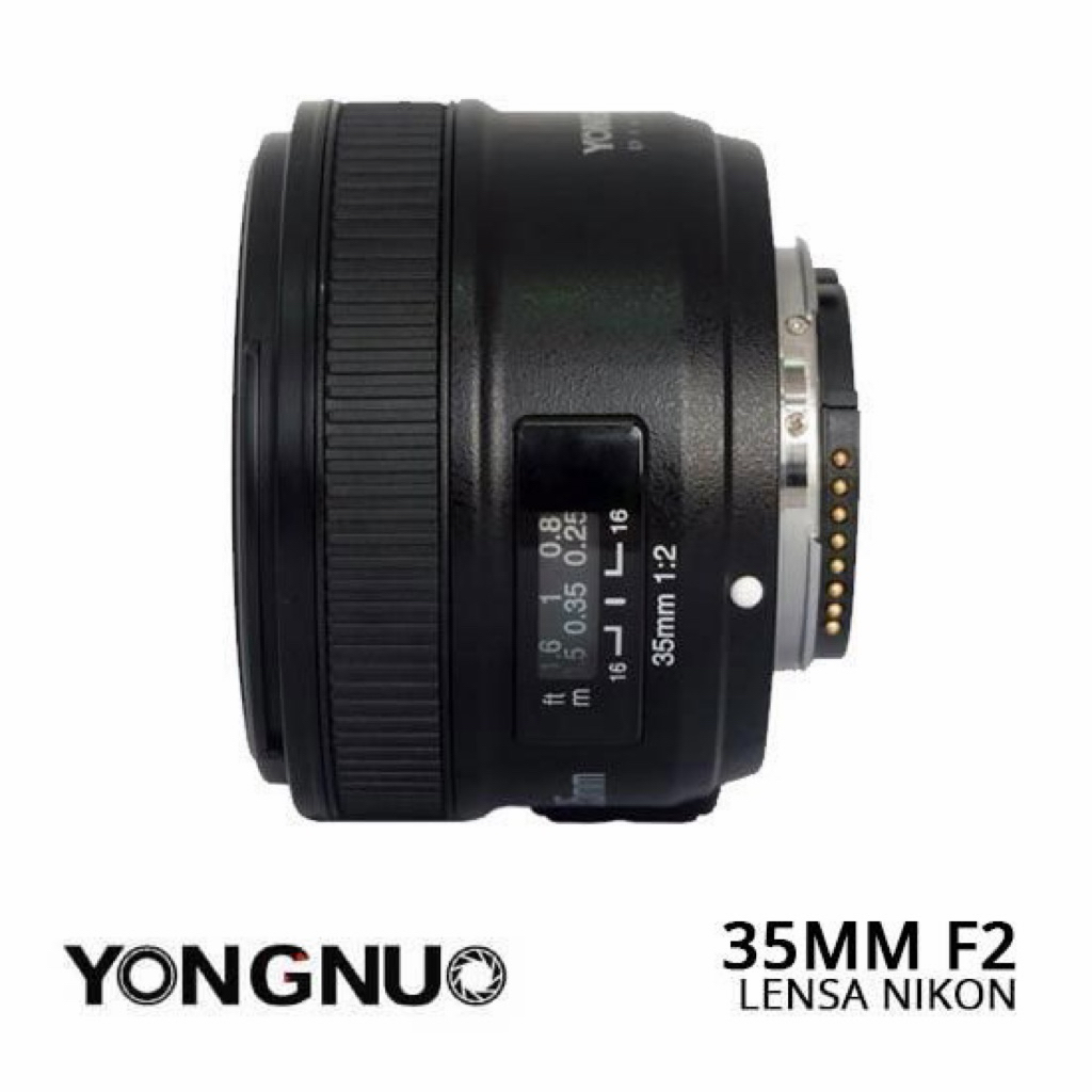 LENSA YONGNUO 35MM F2 / YN35MM / YN 35MM