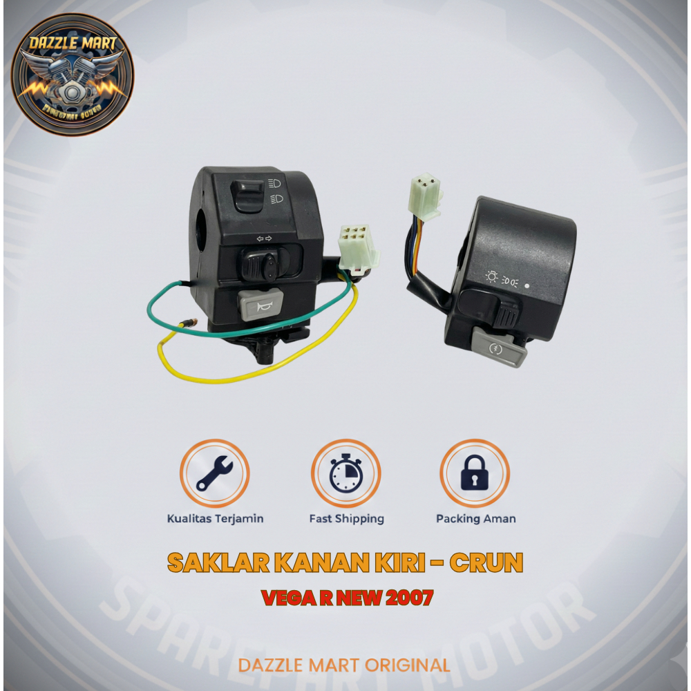 SAKLAR KANAN KIRI MOTOR VEGA R NEW 2007 - CRUN