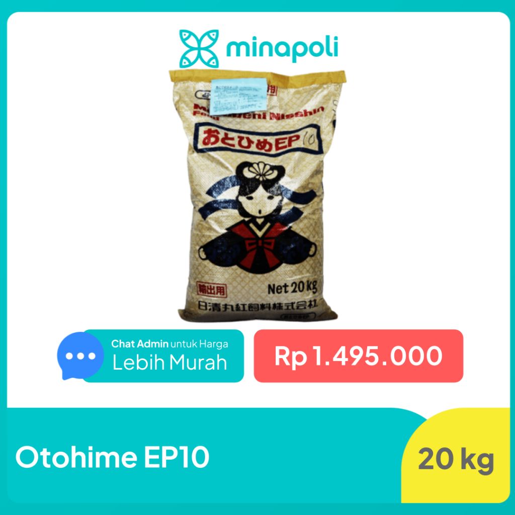 Pakan Ikan Otohime EP10 Kemasan 20 kg