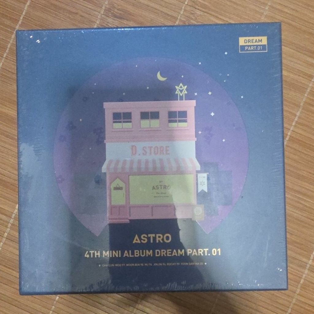 () SEALED ASTRO 4TH MINI ALBUM DREAM PART 01 NIGHT VERSION OFFICIAL MJ JINJIN EUNWOO MOONBIN ROCKY S