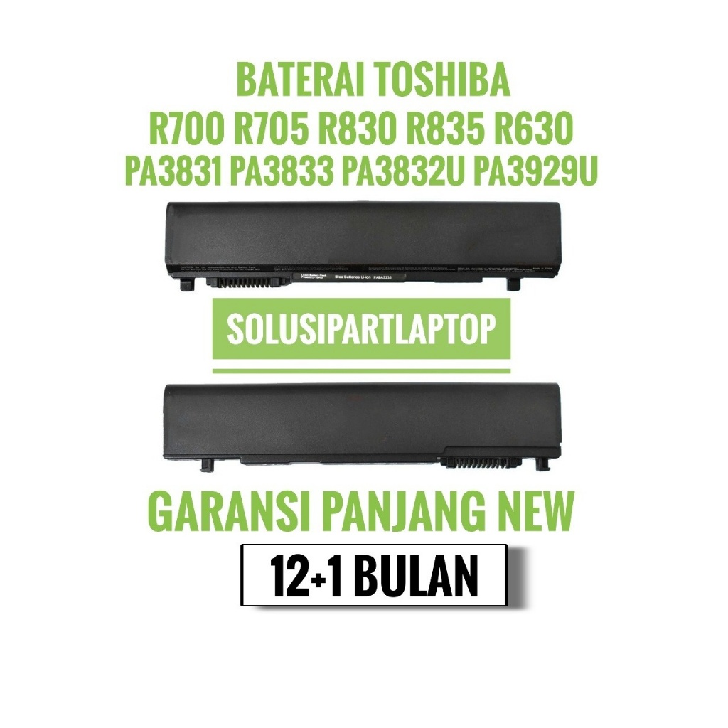 Original Baterai Toshiba Dynabook R730 R731 R731/B R731/C R731/D R732 R732/M R732/H R732/F R741