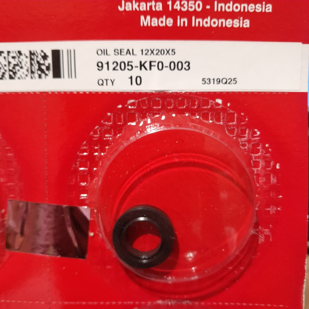 91205KF0003 Seal As Water Pump 12x20x5 Honda CBR 150R CBU KPP original ahm 91205-KF0-003