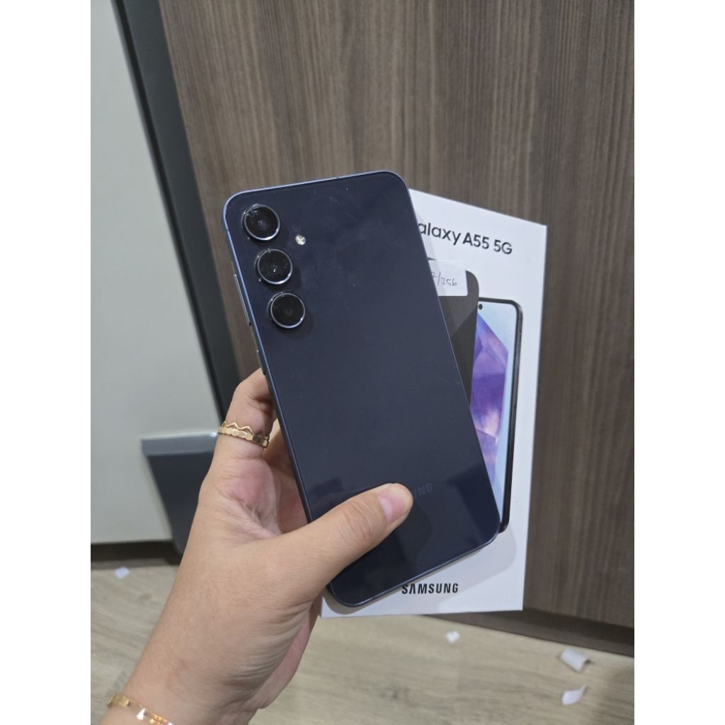 Samsung A55 5g, 12/256, Fullset, sein, seken