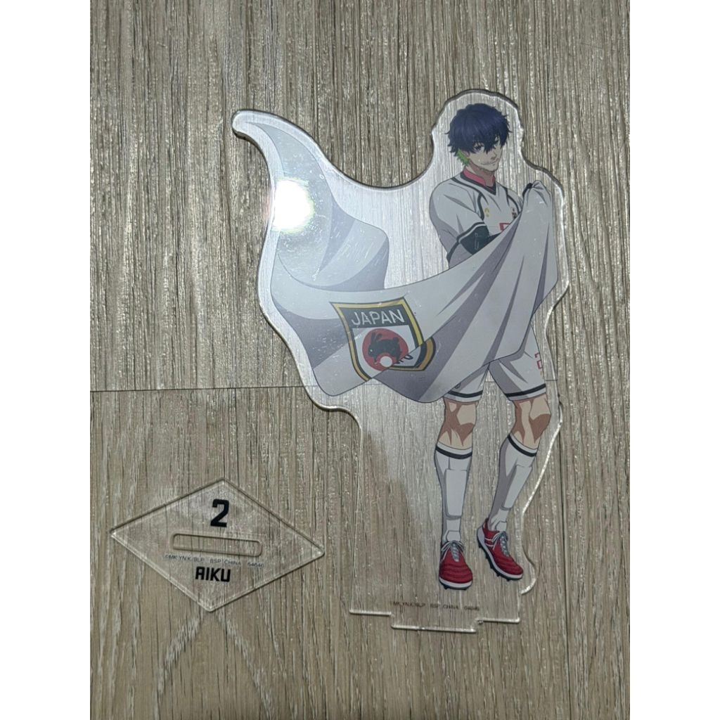 [BACA DESKRIPSI) OFFICIAL MERCH BLUE LOCK STANDEE ICHIBAN KUJI OLIVER AIKU STANDEE U20 AIKU STANDEE 