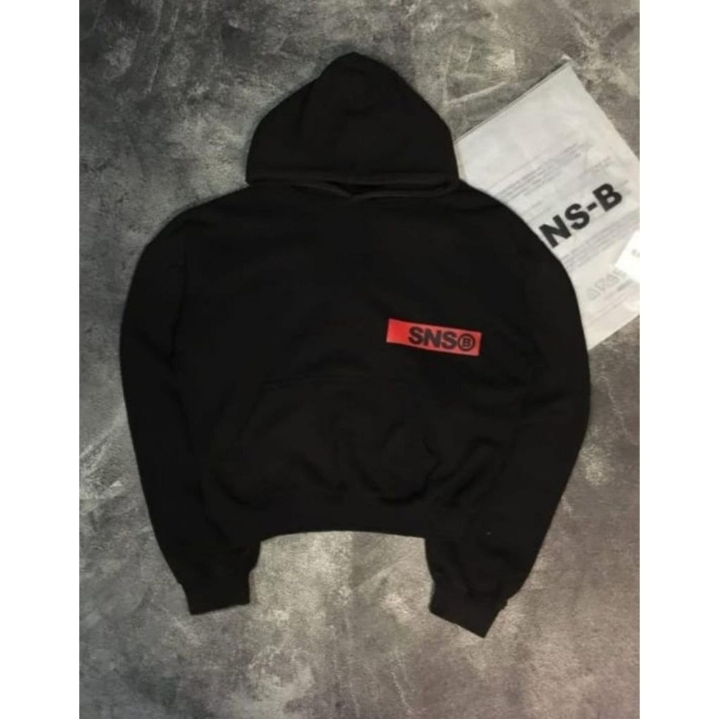 Sweater Hoodie Boxy SNSB strom FAUL Oversize Unisex Pria Wanita COD