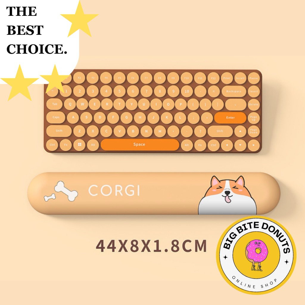 [PREMIUM] Keyboard Wrist Rest Pad / Stick Rest Pad Stick Pad Keyboard Bantalan Pergelangan Tangan Ka
