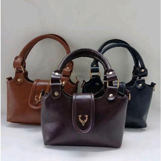 Tas Wanita Elegan Viona Slingbag Tali panjang Tas Multifungsi Semi Kulit Premium