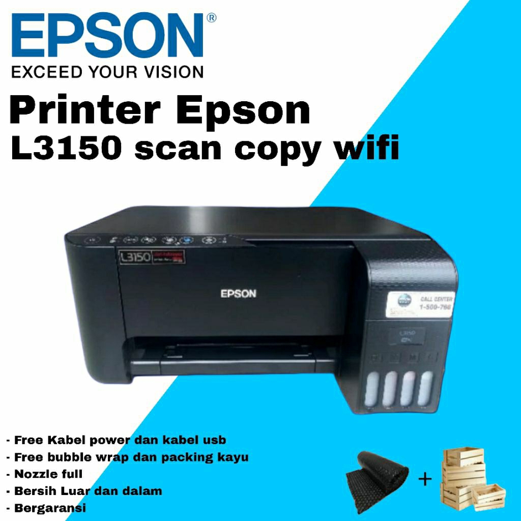 PRINTER EPSON L3150 WIFI DIRECT All in one