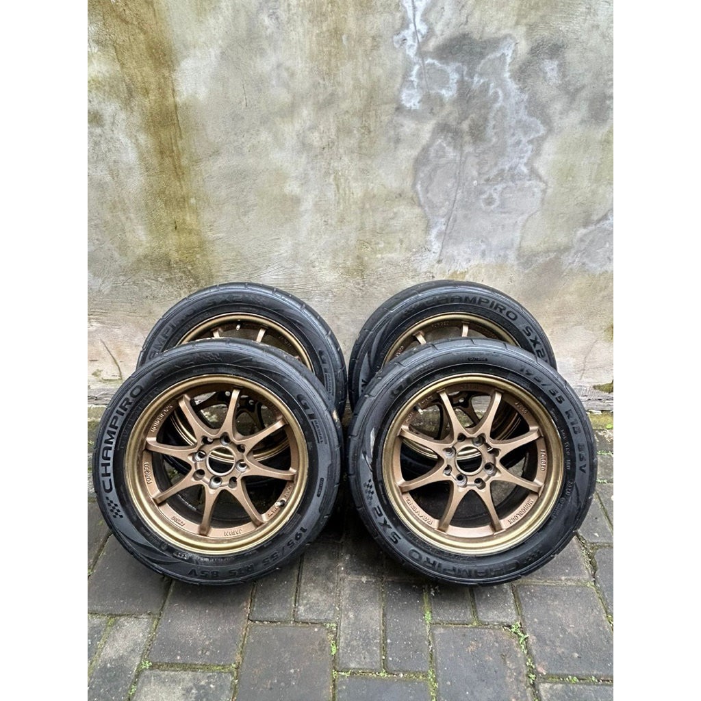 Velg CE28 Rays Ban Champiro Sx2 195/55 R15 Lebar 6,5 Et 40