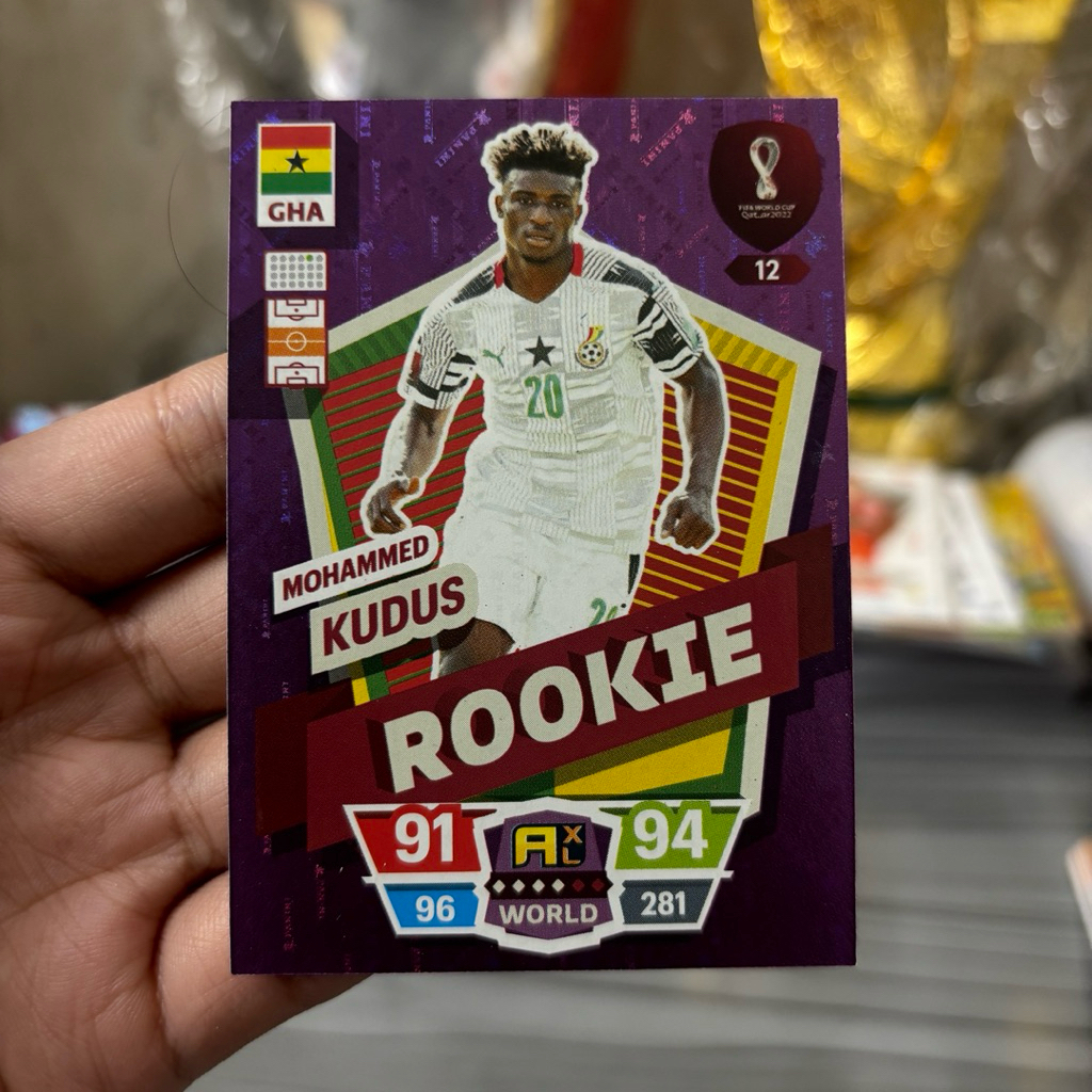 Kartu Bola Kudus Rookie Panini Adrenlyn XL World Cup 2022 Original