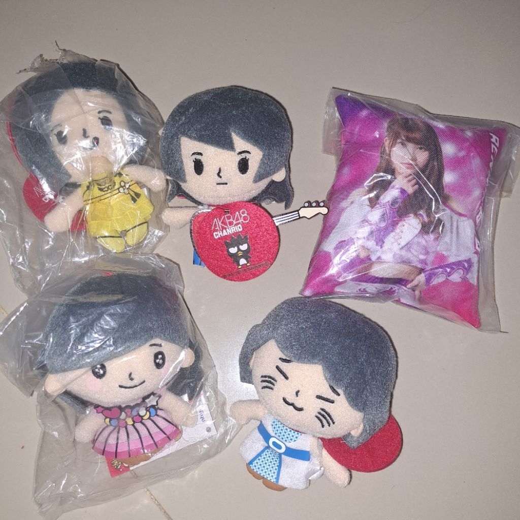 Official New Tag AKB48 x Chanrio Plush Boneka Bagcharm