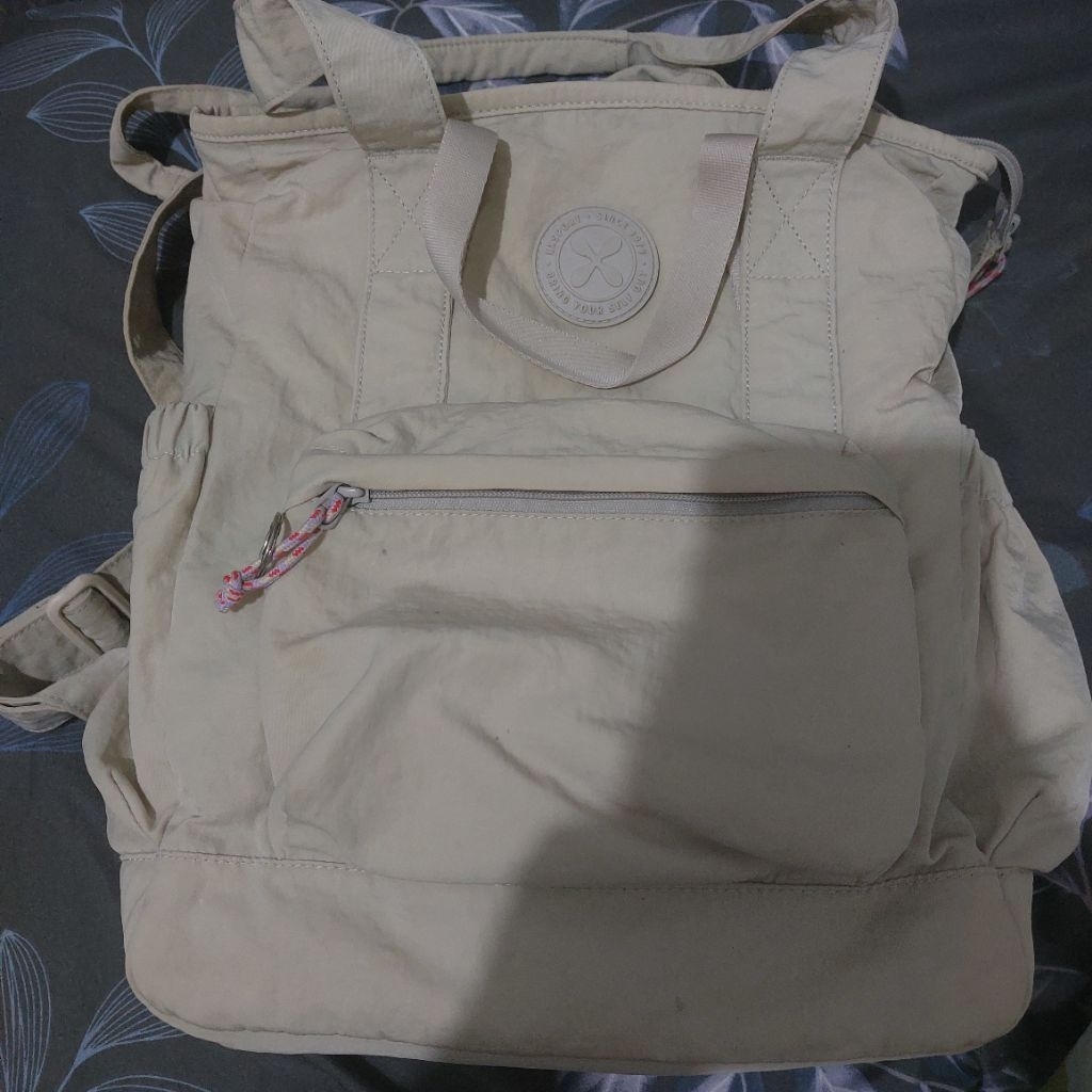 preloved exsport daily casual totepack - beige
