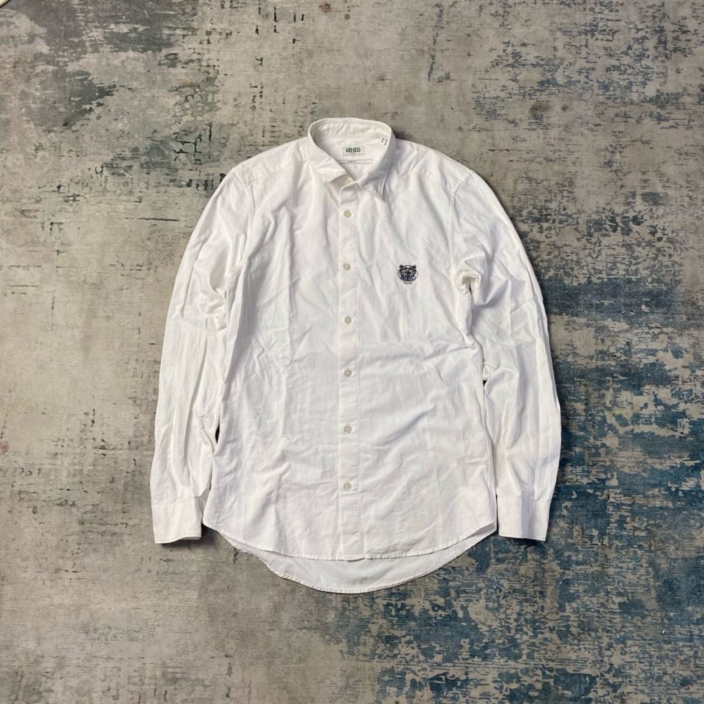 KEMEJA KENZO TIGER SLIM FIT ORIGINAL