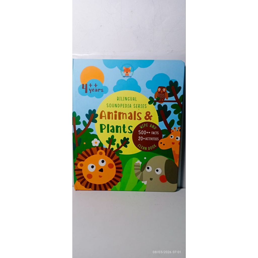 (PRELOVED BUKU ANAK) Soundbook animals & plants