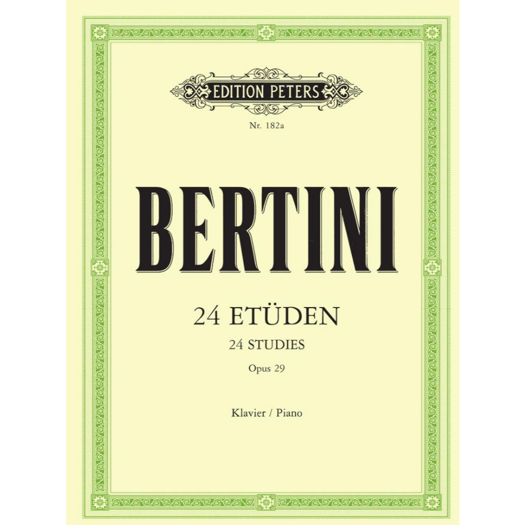 Buku Piano Bertini - 24 Studies Op. 29