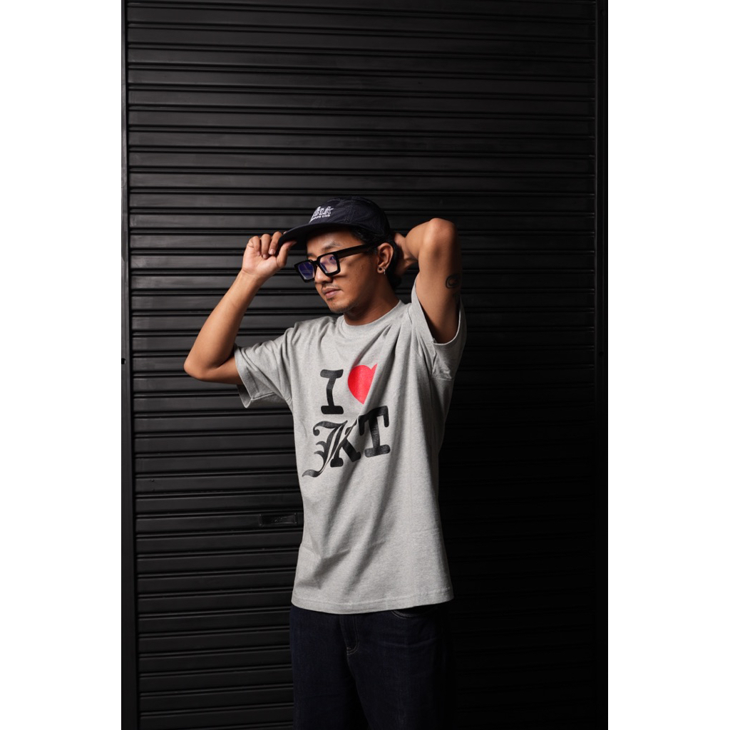 T-SHIRT I LOVE JKT FROM JAKARTA KIKUK IN ABU MISTY