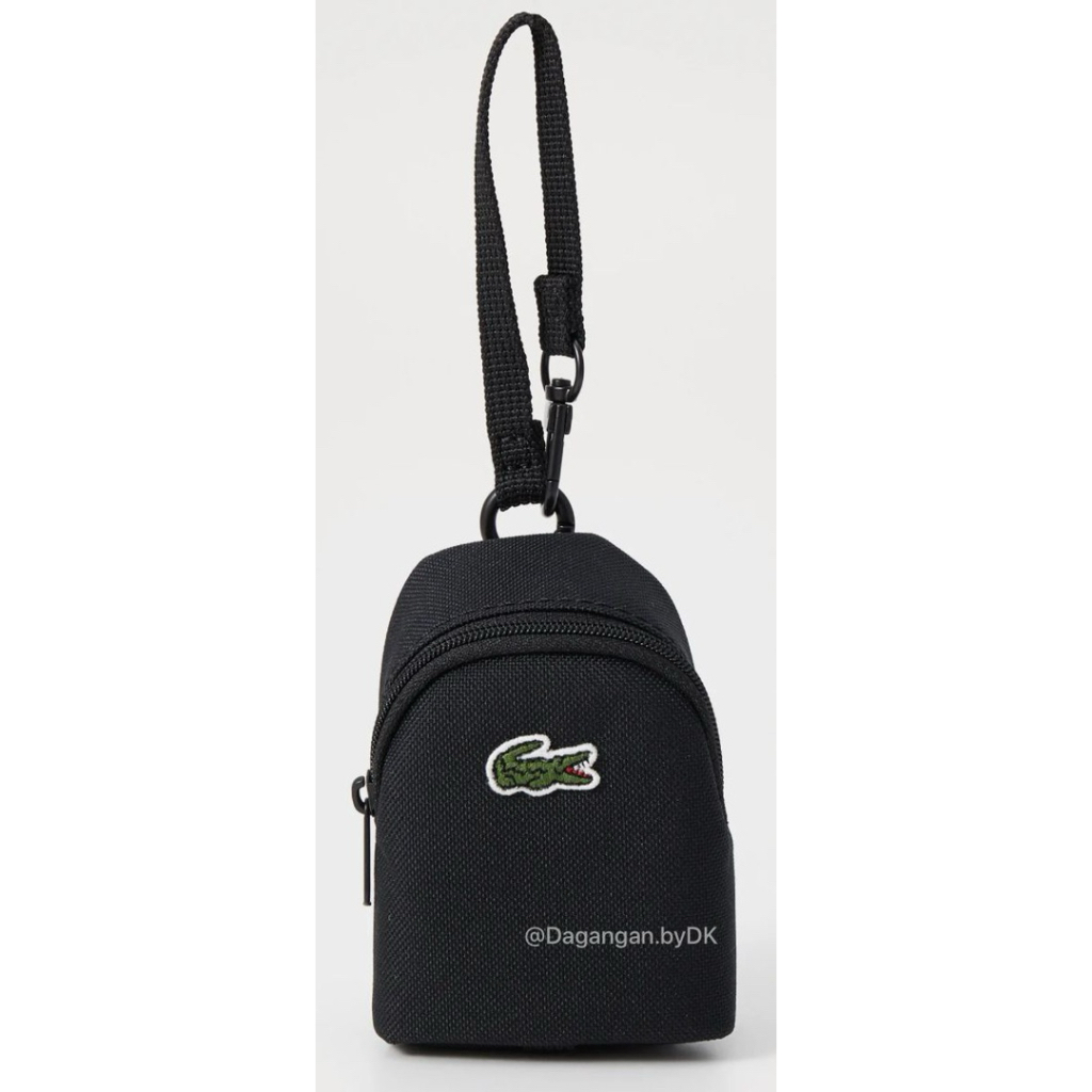 Tas Lacoste Coin Pouch Original 100% Hitam (Limited)