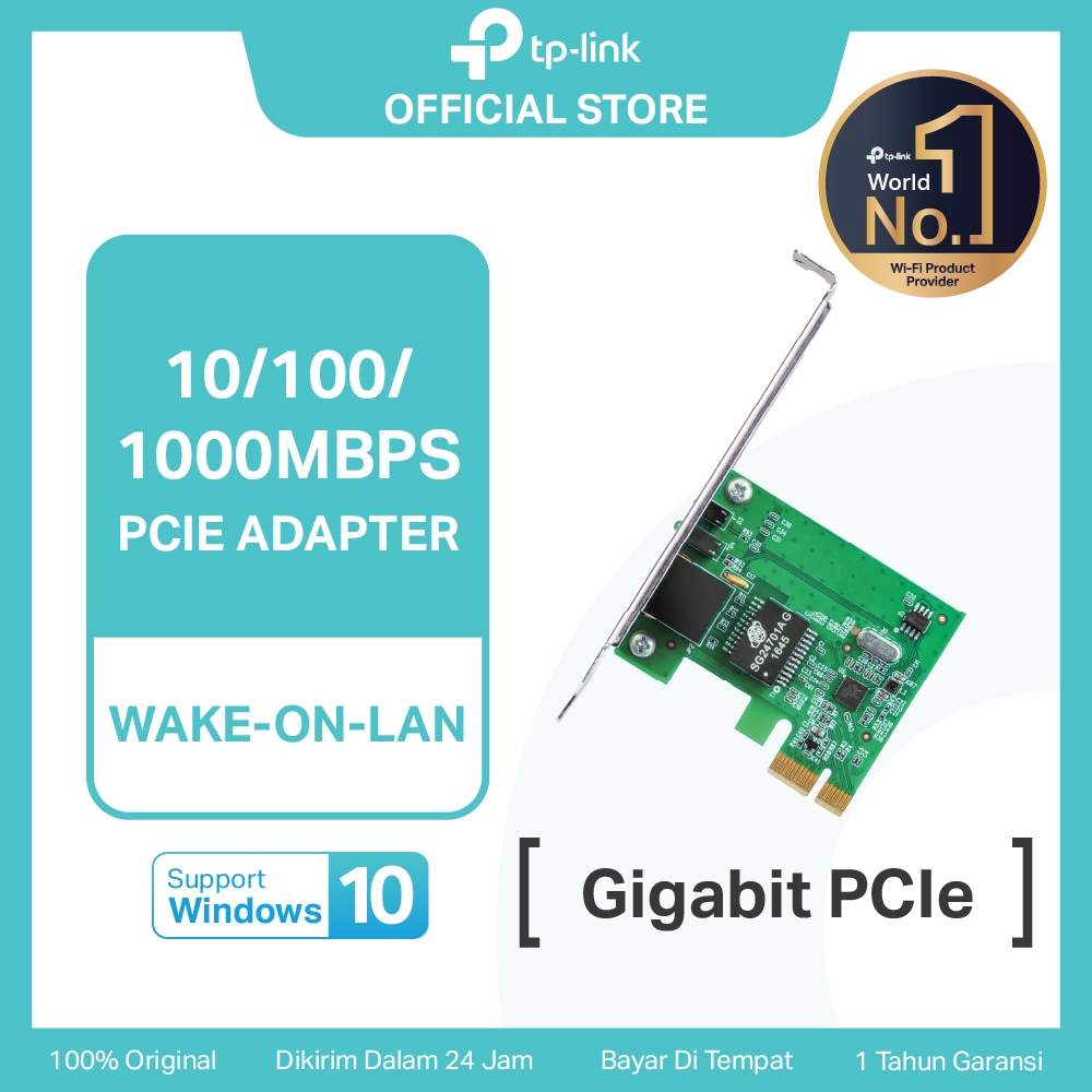 TP-Link TG-3468 | Gigabit PCI Network Adapter |10/100/1000Mbps | Plug & Play | Nway Auto-Negotiation