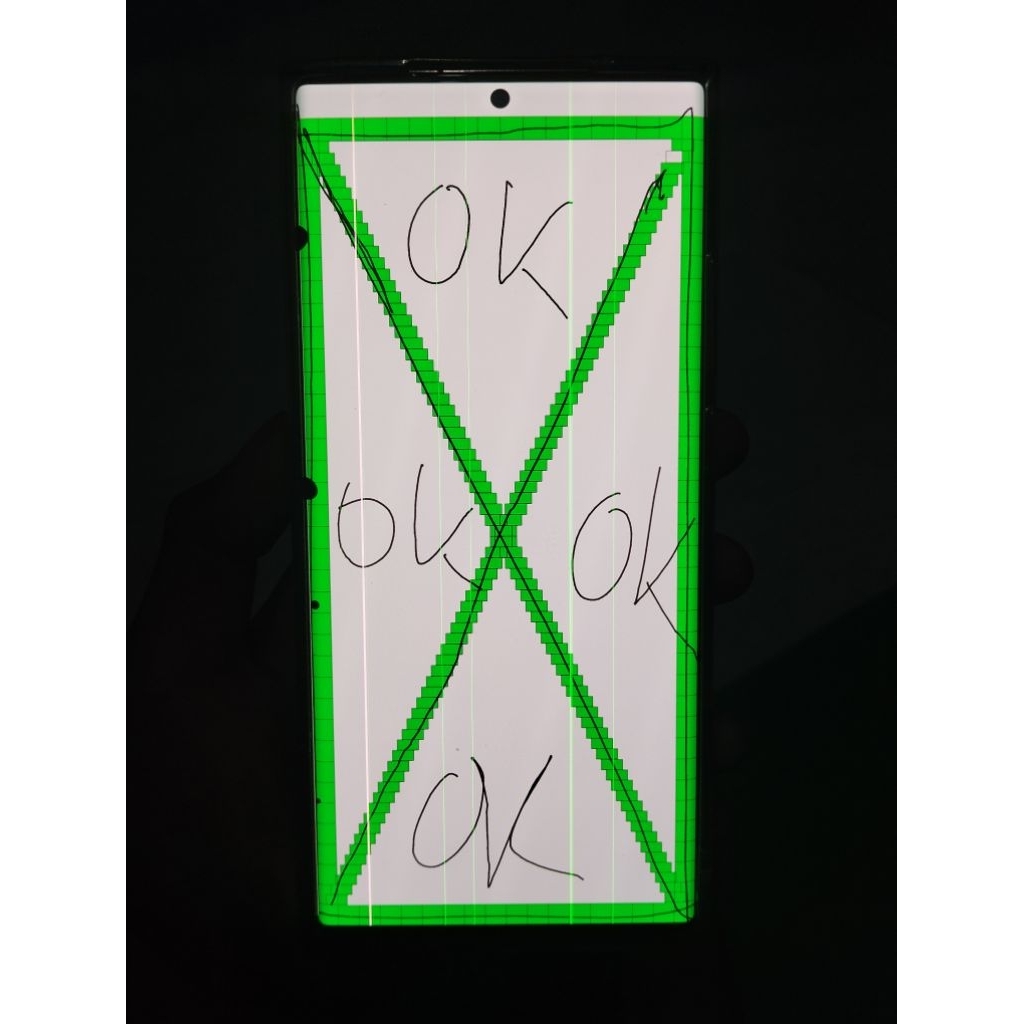LCD SAMSUNG NOTE 20 ULTRA MINUS 6 GARIS
