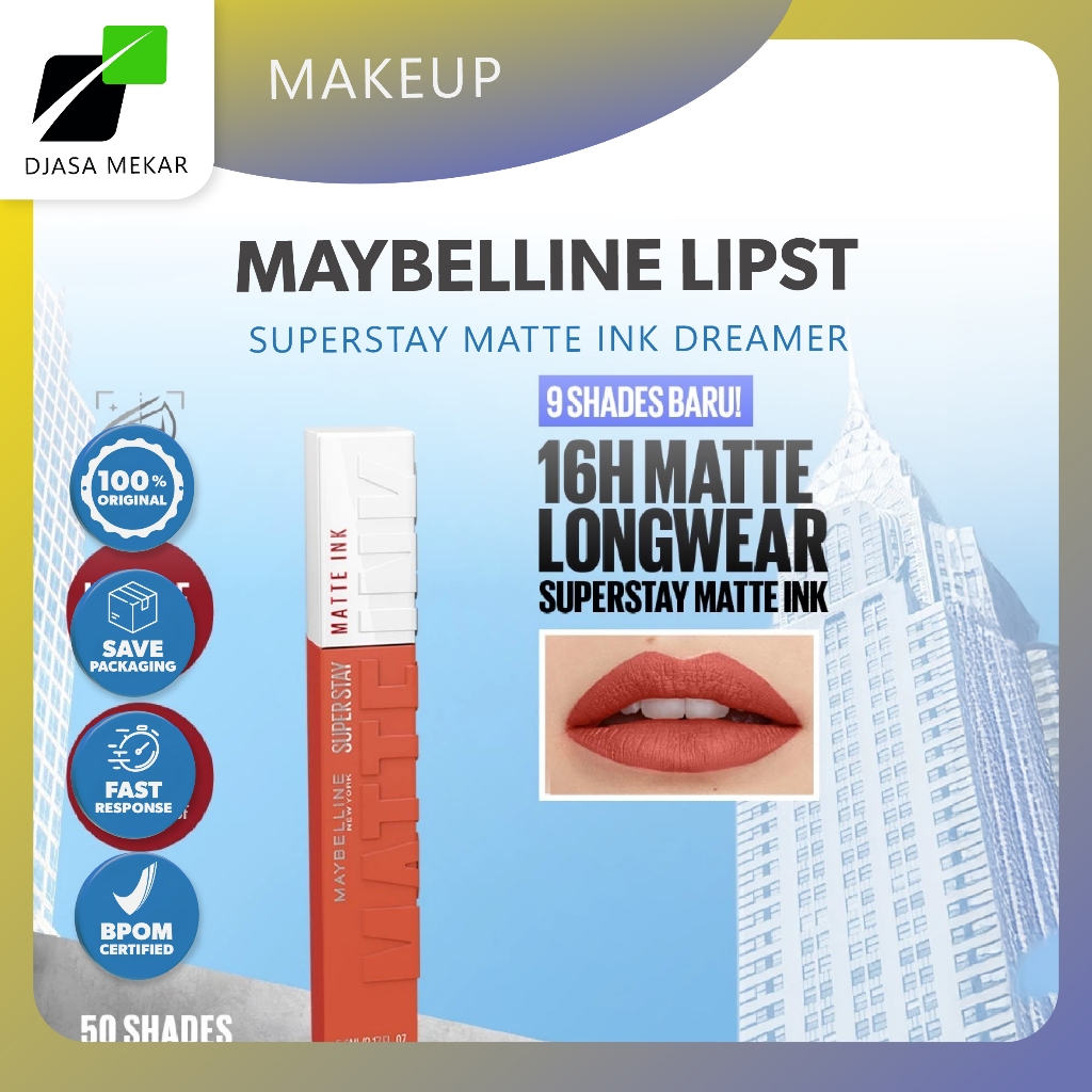 Maybelline Lipst SuperStay Matte Ink-Dreamer