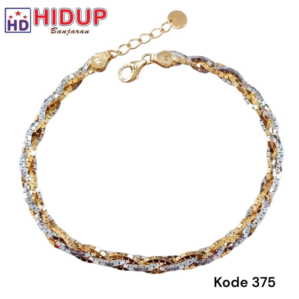 GELANG RANTE FASHION MDL ELASTIS 375 3WARNA