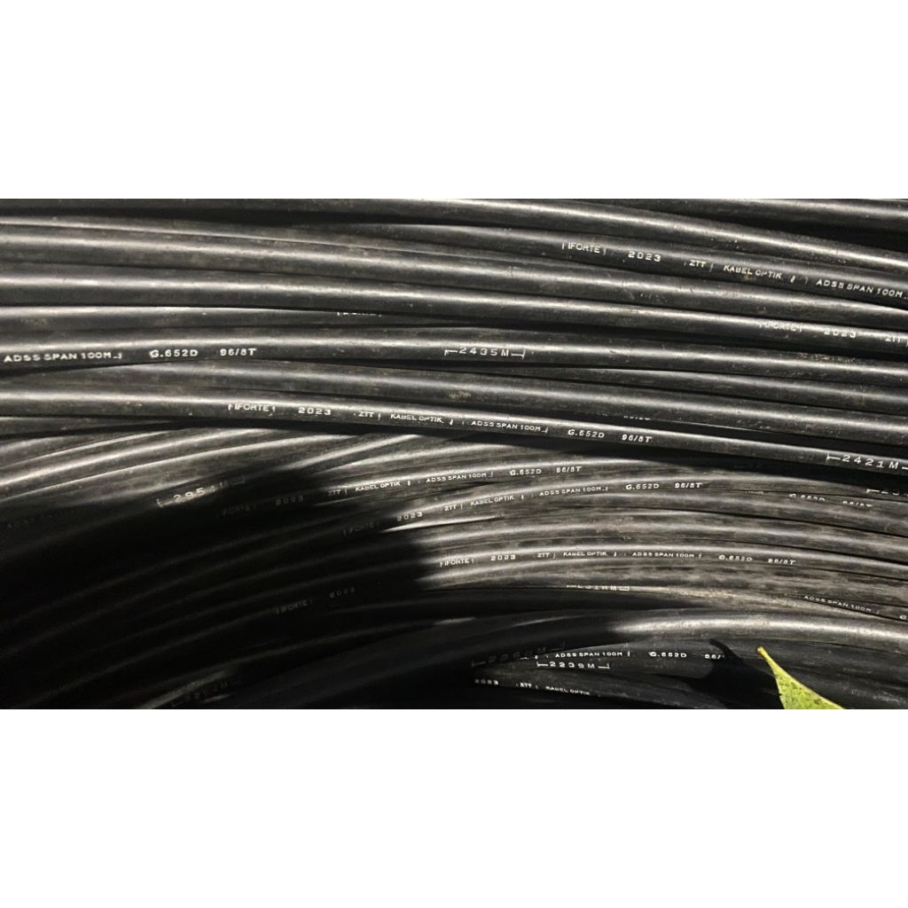 kabel fiber optik ADSS 24 core panjang 100 meter