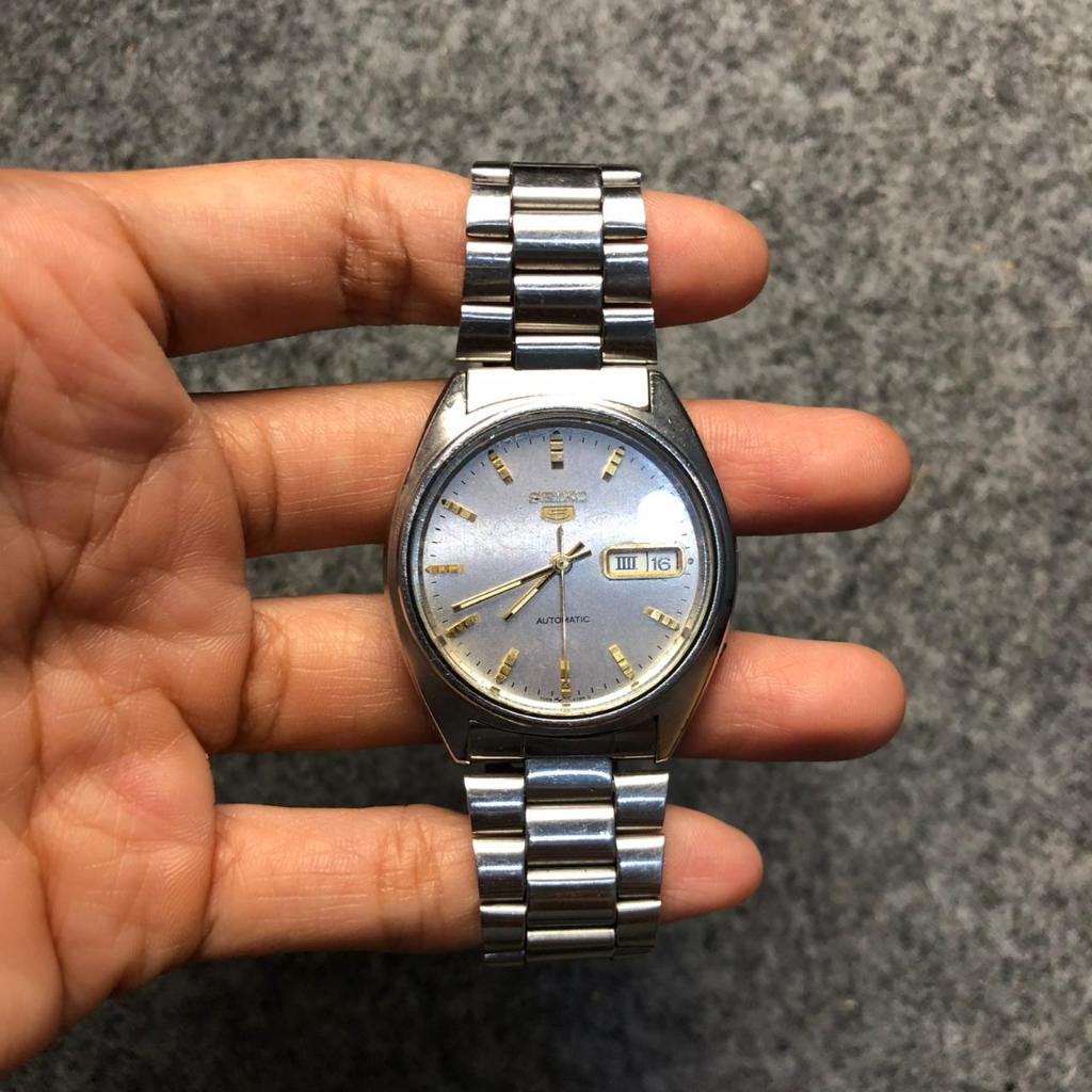 Jam second seiko 5 vintage original