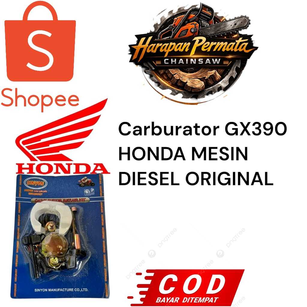 CARBURATOR GX 390 HONDA MESIN DIESEL ORIGINAL